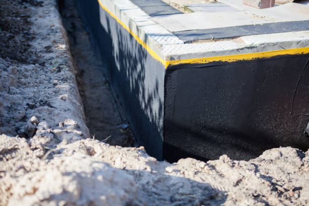 Professional Exterior Waterproofing technician working in Culver, IN